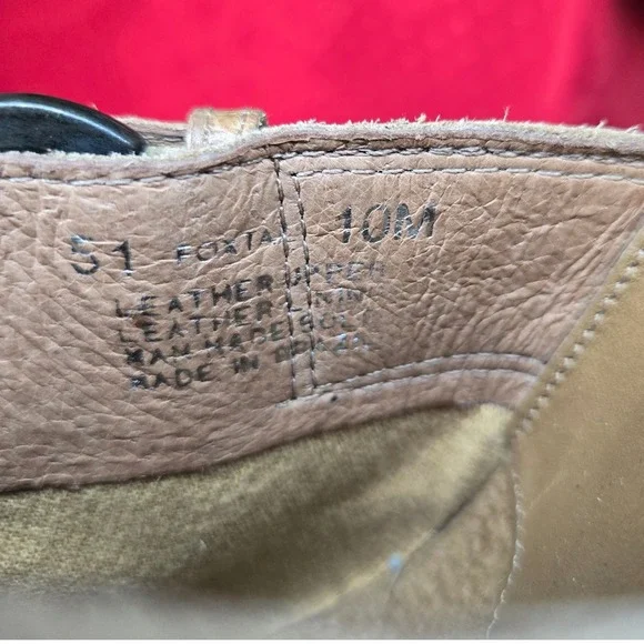 Nurture Footwear Fox Tail Tan Suede Leather Buckle Clogs Mules Shoes Size 10M - Picture 5 of 8